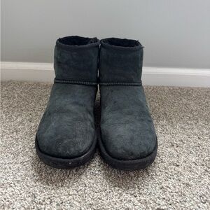 UGG Charcoal Suede Ankle Boots